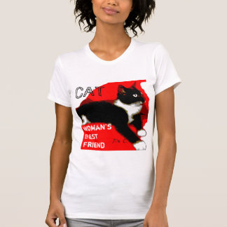 KATT kvinna bästa vänTShirt Tee Shirt