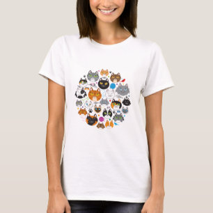 Katt Kvinnos T-Shirt