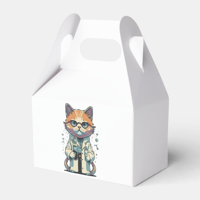 Katt Labb Fokuserad Presentaskar (Framsidan Sidan)