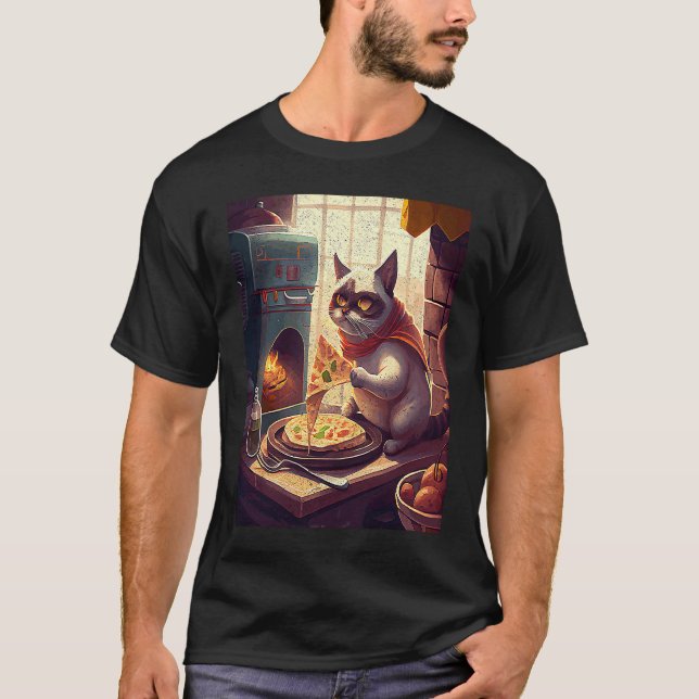Katt lagar taco t shirt (Framsida)