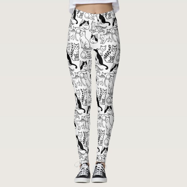 Katt Leggings (Framsida)