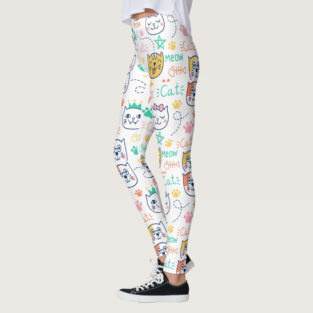 Katt Leggings (Cartoonish style cat leggings!)