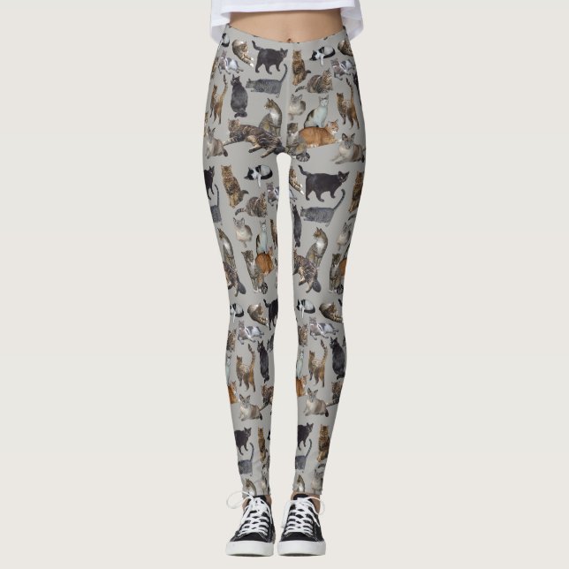 Katt Leggings (Framsida)
