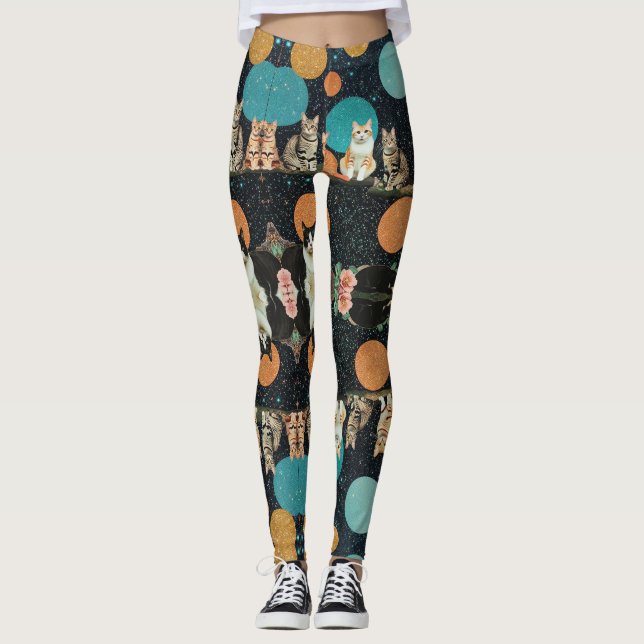 Katt Leggings (Framsida)