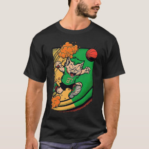 Katt Leprechaun Basket St Patricks Day Sport T Shirt