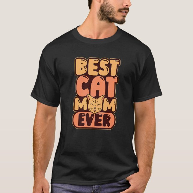 Katt Liten Katt Katt Mamma T Shirt (Framsida)