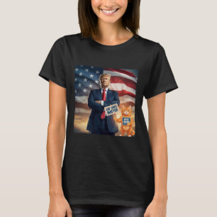 Katt Lives problematik Omröstning om Trump USA fla T Shirt