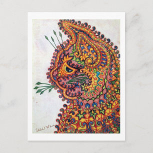 Katt, Louis Wain Vykort