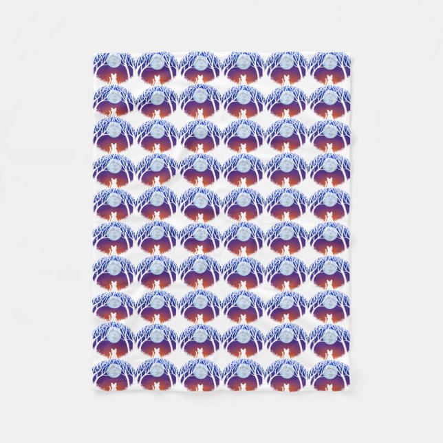 Katt Lover Blanket Tjock Katt Blanketteduk Fleecefilt (Framsidan)