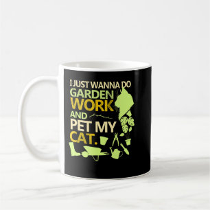 katt Lover Kitten Succulent Plant Älskare C Kaffemugg