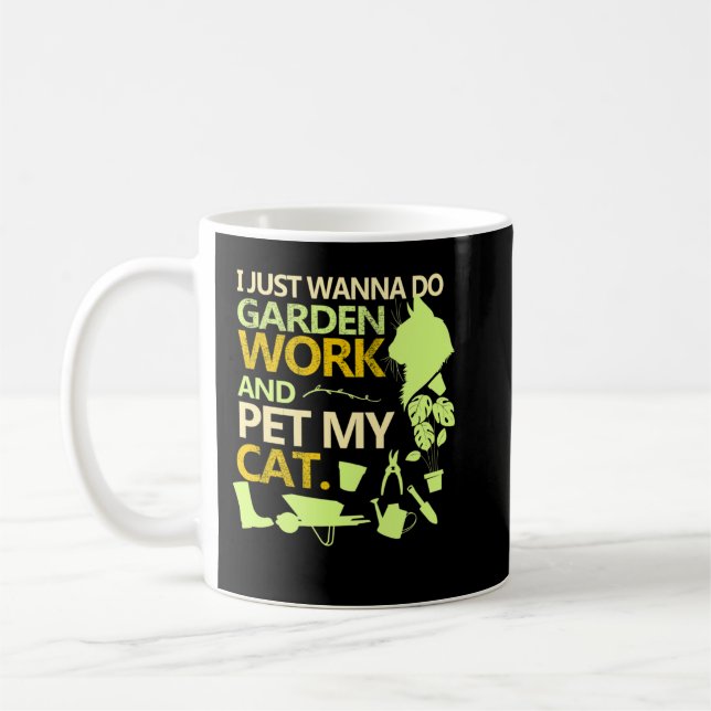  katt Lover Kitten Succulent Plant Älskare C Kaffemugg (Vänster)