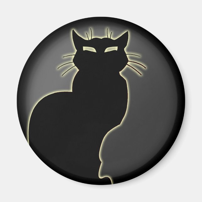 Katt Lover Magnet Cat Art Fridge Magnet Anpassa (Framsidan)