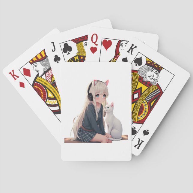 Katt lustig casinokort (Baksidan)