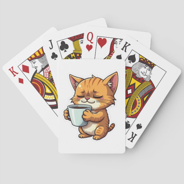 Katt lustig casinokort (Baksidan)