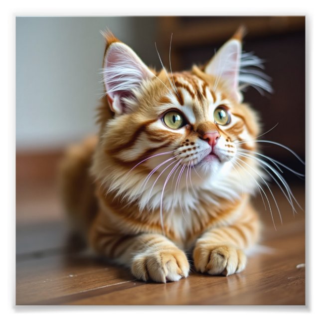Katt lustig fototryck (Framsidan)