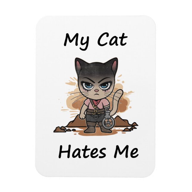 Katt Magnet (Vertikal)