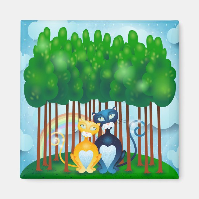 Katt Magnet (Framsidan)
