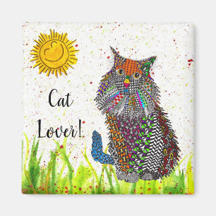 Katt Magnet 2 tum