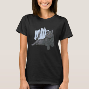 Katt Maine Coon Husdjur T Shirt