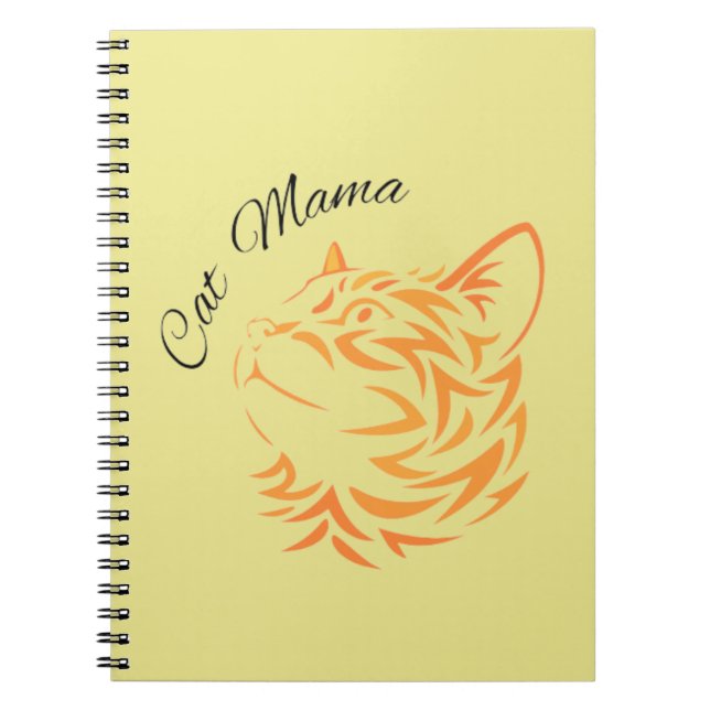 Katt Mamma Anteckningsbok (Framsidan)