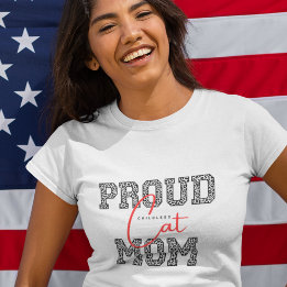 Katt mamma, enkel design t shirt