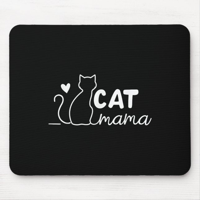 Katt Mamma I Kärlek Katt Kat Mamma Underbar Cli Id Musmatta (Framsidan)