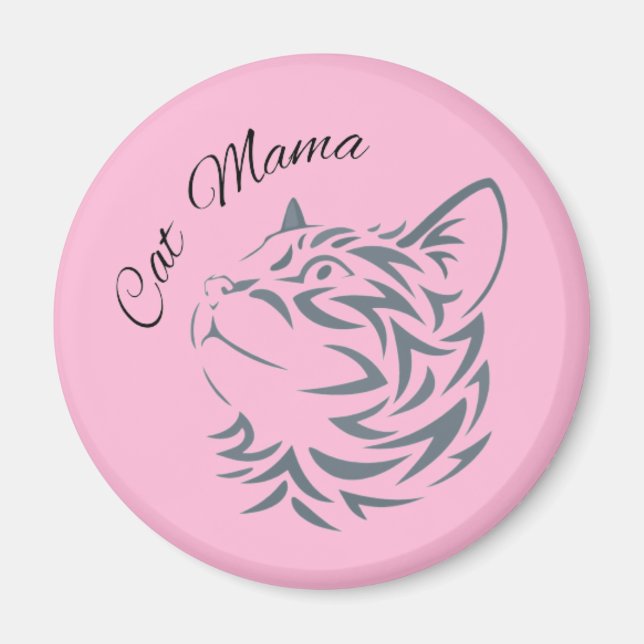 Katt Mamma Magnet (Framsidan)