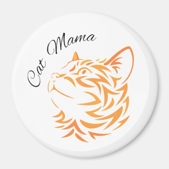 Katt Mamma Magnet (Framsidan)