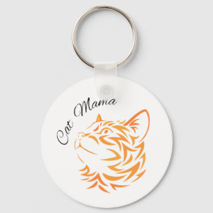 Katt Mamma Nyckelring