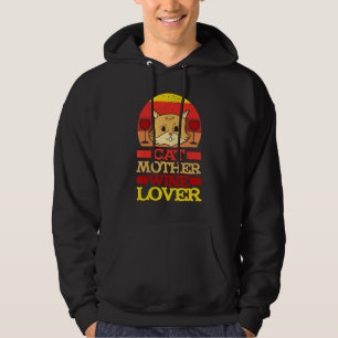 Katt Mamma och Vin Vin smaktorkning Hoodie