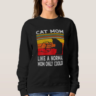 Katt Mamma som en vanlig Mamma-Coola, endast katt T Shirt