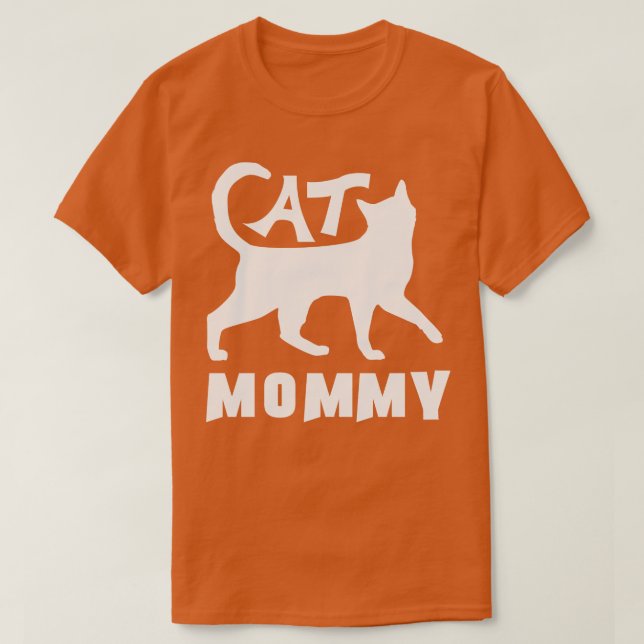 Katt mamma t shirt (Design framsida)