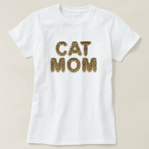 Katt mamma t-shirt, pälstext t shirt