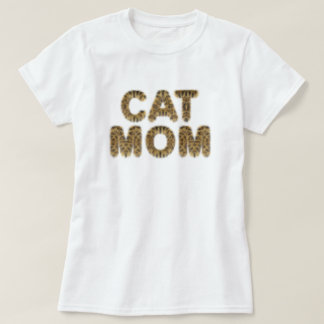 Katt mamma t-shirt, pälstext t shirt