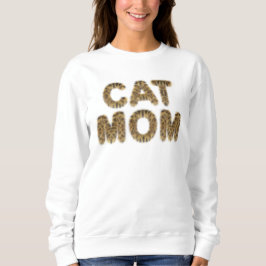 Katt mamma t-shirt, pälstext t shirt