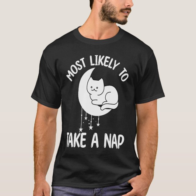 katt måne citat kvinnor män t shirt (Framsida)