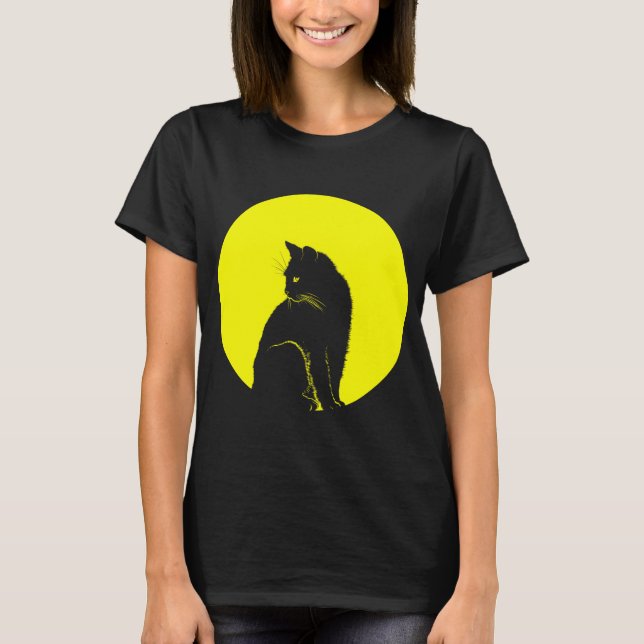 KATT MÅNE T SHIRT (Framsida)