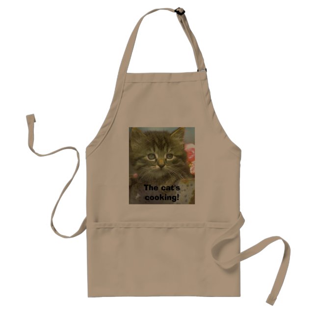 Katt matlagning! förkläde (Framsidan)