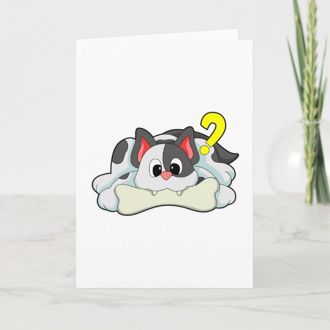 Katt med ben kort (Framsida)