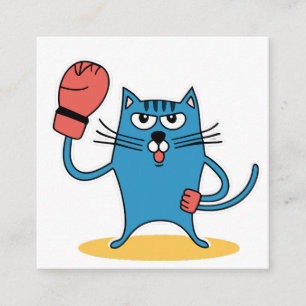 Katt med Boxinghandskar Tilläggskort
