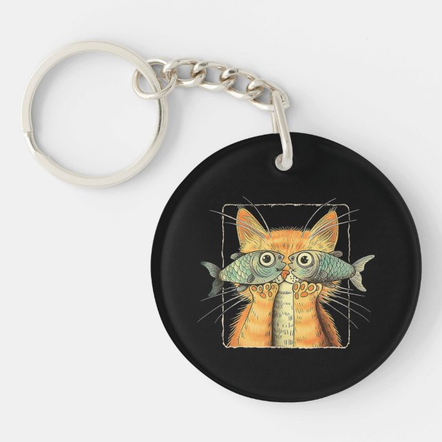 Katt med Fiskögon Kattunge Rollig Katt Parodi (Framsidan)