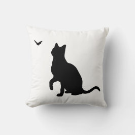 Katt med fjäril kudde