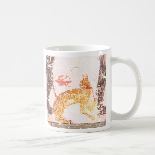 katt med hals kaffemugg (Höger)