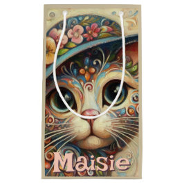 Katt med Hat Blommigt Personlig