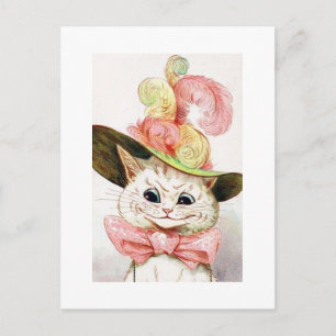 Katt med hatt, Louis Wain Vykort