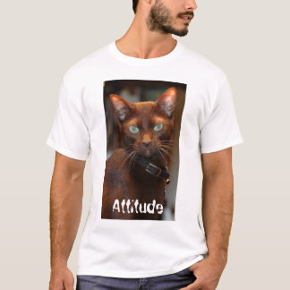Katt med inställning T Shirt