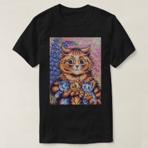 Katt med kattungar, Louis Wain T-shirt