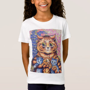 Katt med kattungar, Louis Wain Tee Shirt