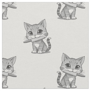 katt med knivar tyg