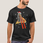 Katt med Laser Öga Funny Pizza Cat jul T Shirt<br><div class="desc">Denna premieartikel ligger så nära perfekten som möjligt. Den är optimerad för alla typer av utskrifter och kommer snabbt att bli din favoritprodukt. Mjuk,  bekväm och varaktig,  detta är ett klart måste- och</div>